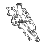 6U2Z8501A - Cooling System: Water Pump for Ford: Freestar Image