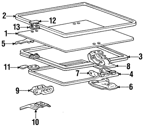 Sunroof for 1994 Hyundai Scoupe #0