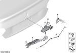 51247383283 - Bodywork: Trunk Lid Lock for BMW Image