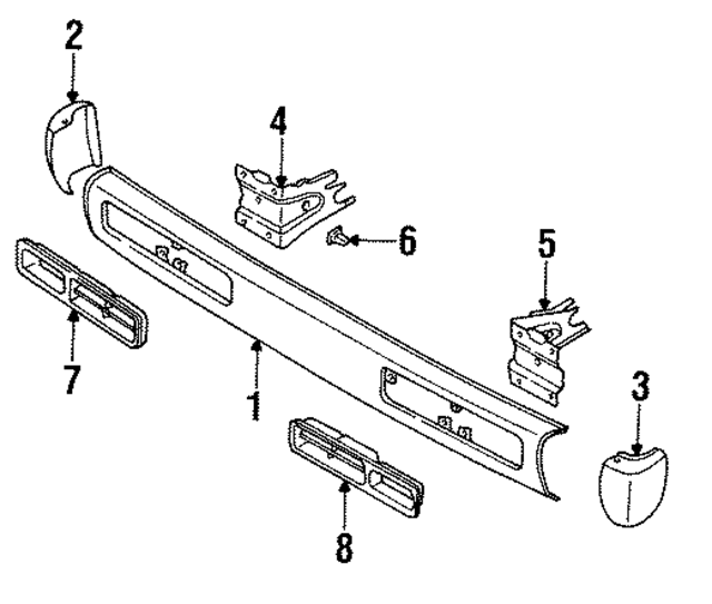 6201457G26 - : Face Bar for Nissan Image