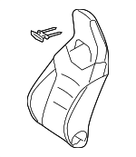 17791094033D16 - Body: Seat Back Cover for Mercedes-Benz Image