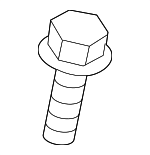 90119A0255 - Electrical: Alarm Horn Bolt for Toyota: bZ4X, Camry, Corolla, Corolla Cross, Crown, Crown Signia, GR Corolla, Mirai, Prius, Prius Prime, Sequoia, Tacoma, Tundra, Venza Image