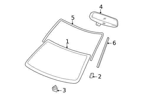 Reveal Moldings for 2002 Jeep Grand Cherokee #0