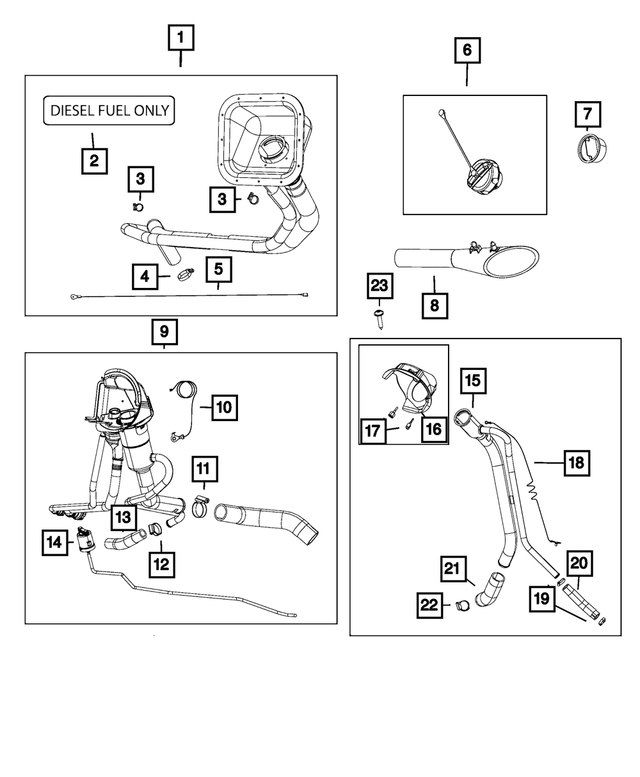 « 6036771AA – Fuel : Torx Vis pour Mopar Image »