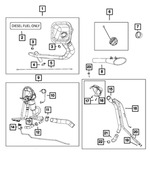 6036771AA - Fuel: Torx Screw for Ram: 1500, 1500 Classic, 2500, 3500 Image