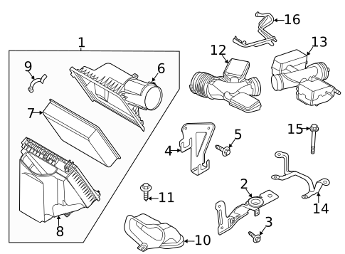 Air Intake for 2022 Ford F-350 Super Duty #0
