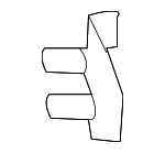 6397430029 - Body: Upper Hinge Stop for Mercedes-Benz: Metris Image