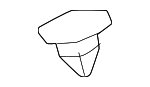 6548706020 - Body: Fender Ledge Cover Fastener for Lexus Image