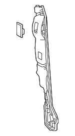 538830E160 - Body: Lower Seal for Lexus: RX350, RX350h, RX450h+, RX500h Image