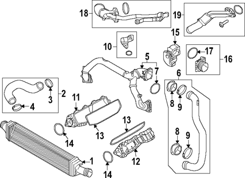 Intercooler for 2025 Audi S5 Sportback #0