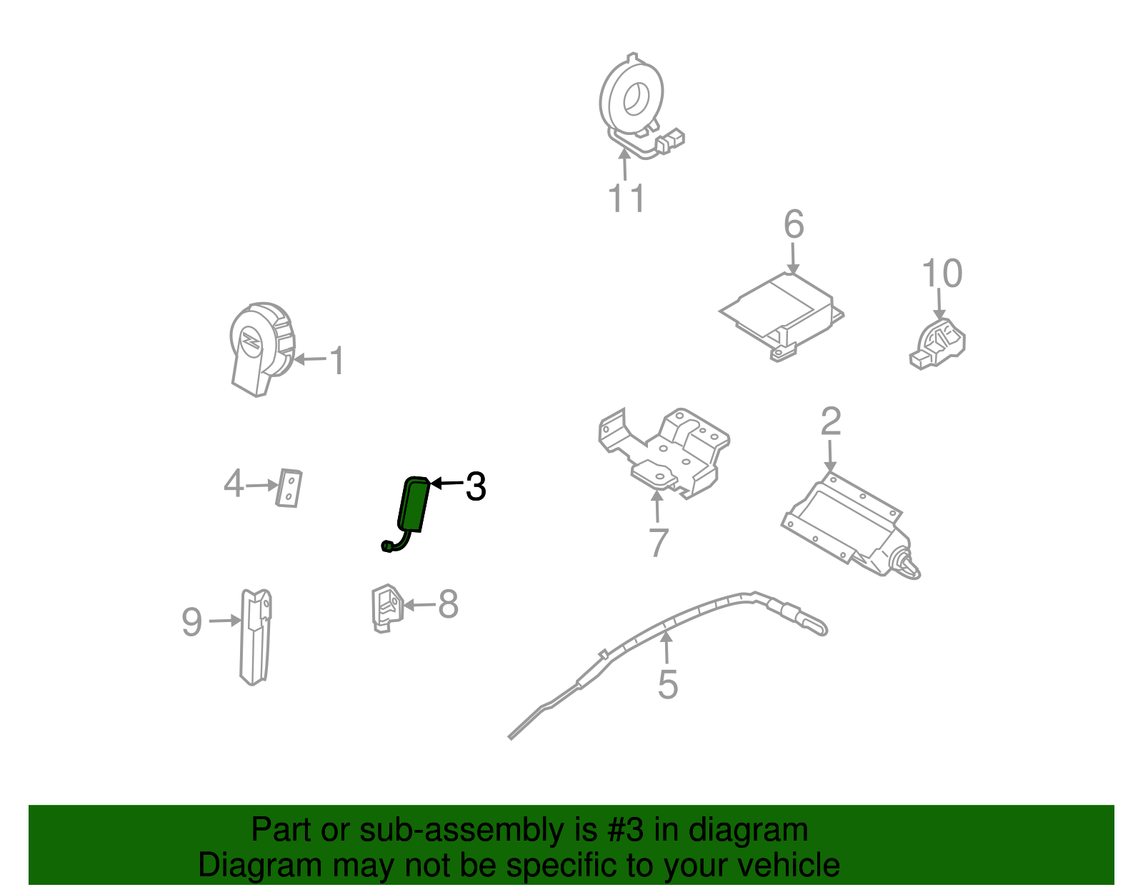 Side Air Bag - Nissan (YHEHM-CD000)