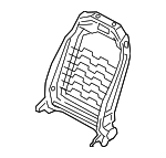 52107421860 - Body: Seat Back Frame for BMW: 230i, 230i xDrive, 430i, 430i xDrive, 840i, 840i Gran Coupe, 840i xDrive, 840i xDrive Gran Coupe, M2, M240i, M240i xDrive, M4, M440i, M440i xDrive, M8, M8 Gran Coupe, M850i xDrive, M850i xDrive Gran Coupe Image