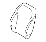 52105A0DE46 - Body: Seat Back Cover for BMW: 230i, 230i xDrive, 430i, 430i xDrive, M2, M240i, M240i xDrive, M440i, M440i xDrive Image