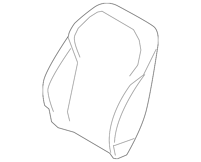 Seat Back Cover - BMW (52-10-5-A0D-E52)