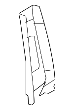 858312B010J4 - : 2007-2009 Hyundai Santa Fe - Upper Center Pillar Trim Cover for Hyundai: Santa Fe Image