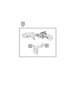 68727854AA - Air Conditioners and Heaters: Heater Hose for Mopar Image