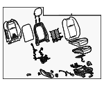 92285552 - Body: Seat Assembly for Chevrolet: Caprice Image