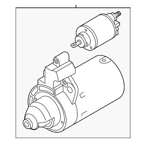 2E911022H - Electrical: Starter for Audi Image