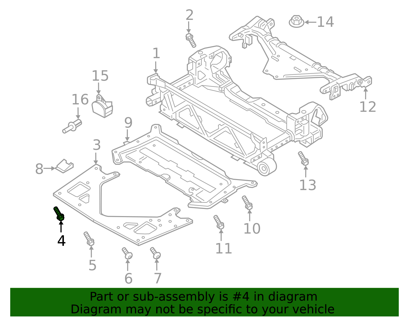 Front Reinforced Bolt - Porsche (N-909-588-03)