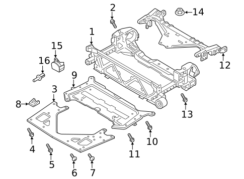 Suspension Mounting for 2020 Porsche Panamera #2