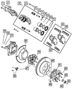 4423639AB - Brakes: Caliper Pin, Right Or Left for Mopar Image