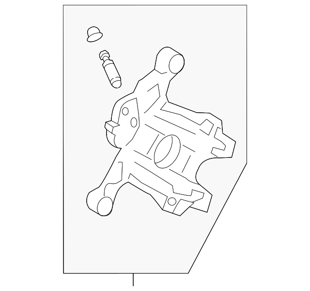 BDYS-26-71X - Disc Brake Caliper - 2019-2025 Mazda | Mazda Swag