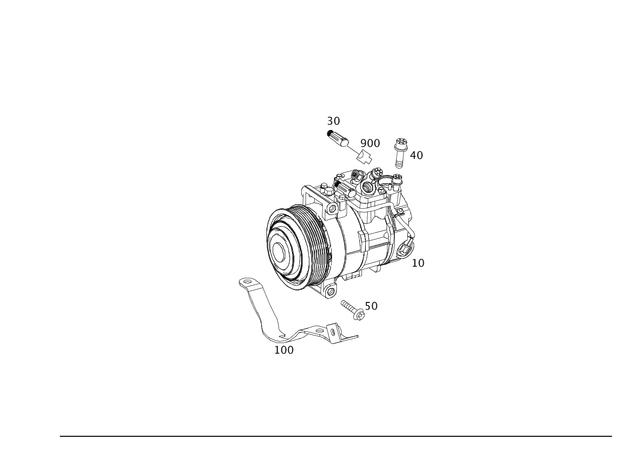 2105402081 - Heating and Ventilation: Receptacle Housing for Mercedes-Benz Image image
