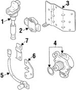 3337177E00 - : Igniter Bracket for Suzuki Image