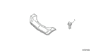 90133SL0000 - Accessory Components: BOLT, INSULATOR (6MM) for Acura Image