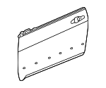 67151SDAA00ZZ - : 2003-2007 Honda Accord - Skin L Front Door for Honda: Accord Image