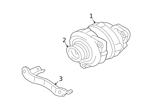 Alternator for 2004 INFINITI G35 #3