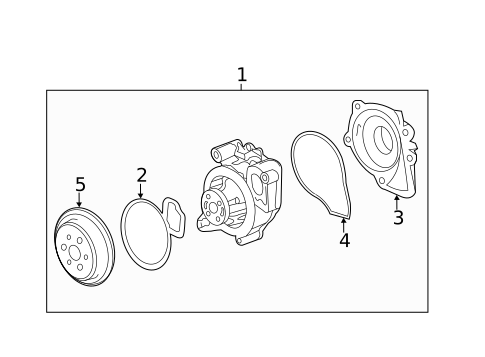 Water Pump & Related Components for 2014 GMC Terrain #0