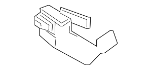 6W1Z8N195AA - Cooling System: Bracket for Ford Image
