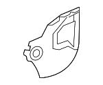 C2P9447 - Body: Inner Hinge Pillar for Jaguar Image