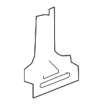 C2P8607 - Body: Hinge Pillar Reinforced for Jaguar Image