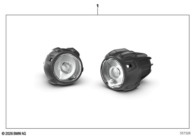 61128104404 - : Wiring harness for LED auxiliary lights for BMW-Motorrad Image