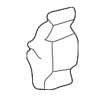 4B0853909 - Body: Cover Molding Retainer Clip for Audi: A6, A6 Quattro, Allroad Quattro, S6 Image