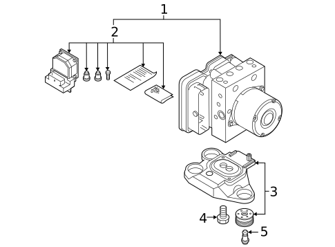 Anti-Lock Brakes for 2023 Audi A8 Quattro #1