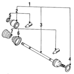 28091AA043 - Driveline &amp; Axles: Cv Joint Kit for Subaru: Legacy Image
