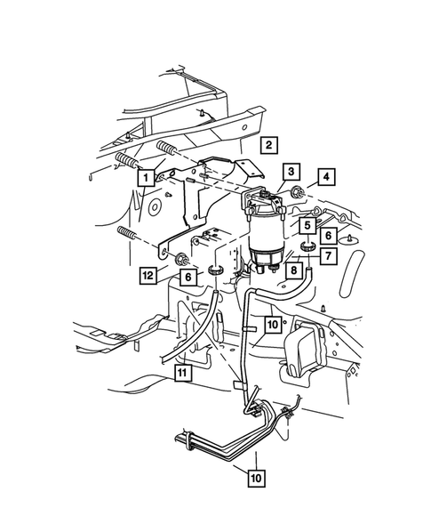 Fuel Lines for 2002 Jeep Liberty #4