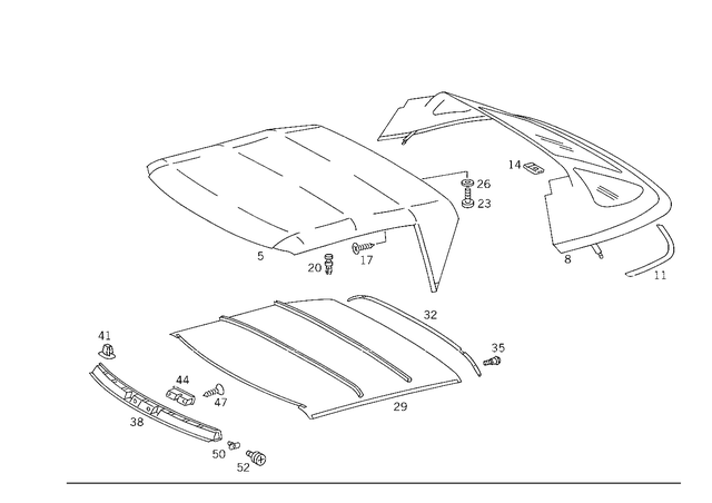 1297701834 - : Rail for Mercedes-Benz Image