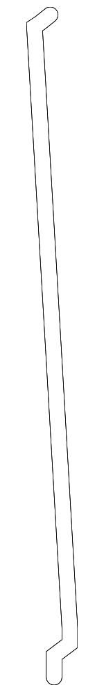 55347054AD - Body: Support Rod for Dodge: B1500, B2500, B3500, Ram 1500 Van, Ram 2500 Van, Ram 3500 Van Image