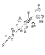 68183977AB - Steering: Steering Column Bracket, Upper for Mopar Image