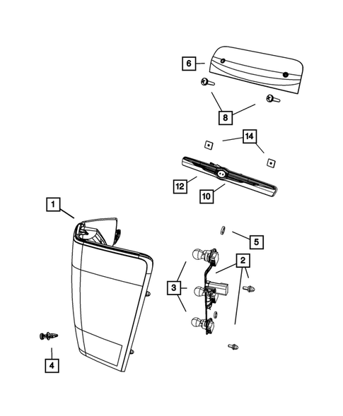 Lamps - Front, Rear and Courtesy for 2007 Chrysler Aspen #0