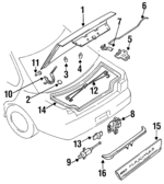 H430096E30 - : Lid for Nissan Image