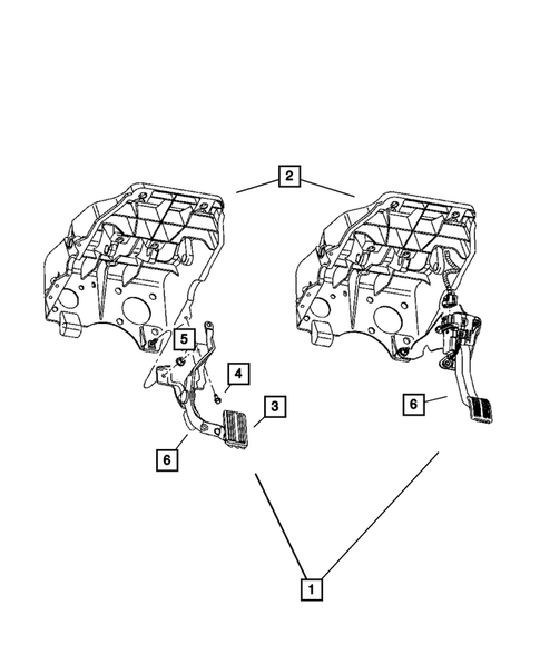 Accelerator Pedal for 2006 Dodge Ram 1500 #0
