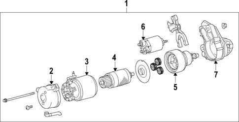 Starter for 2011 Toyota Land Cruiser #0