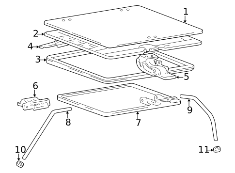 Sunroof for 2001 Hyundai Accent #0