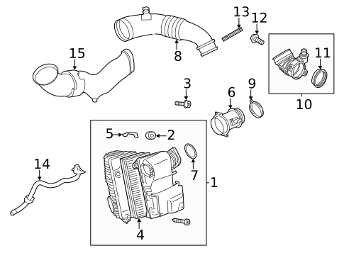 Air Intake for 2015 Volkswagen Touareg #0
