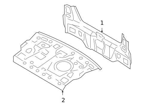 Rear Body for 2009 Subaru Legacy #0